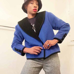 Ungaro Paris 1 - Button Blue Blazer